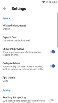 Wikipedia android App screenshot 4