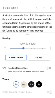 Wikipedia android App screenshot 7